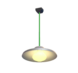 Green Pop art lamp