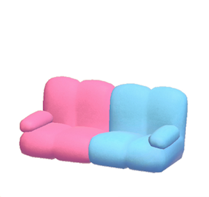 Rose Pop art sofa