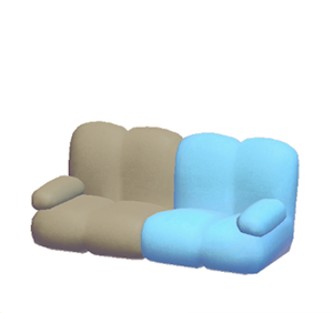Beige Pop art sofa