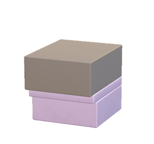 Beige Protruding wall