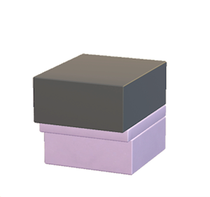 Black Protruding wall