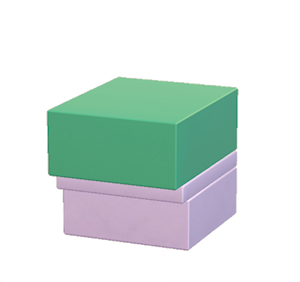 Aquamarine Protruding wall