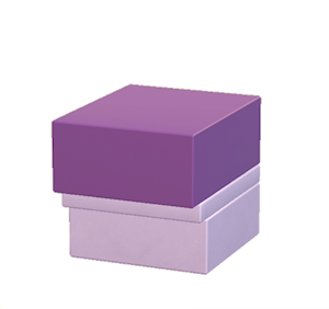 Purple Protruding wall