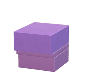 Purple Protruding wall