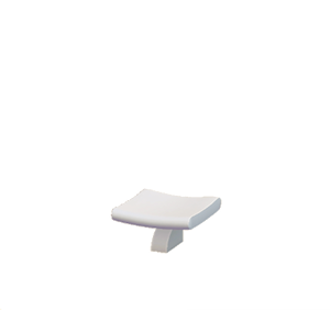 White Public seat