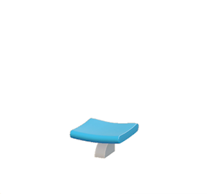 Blue Public seat