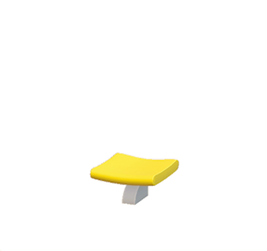 Yellow Public seat