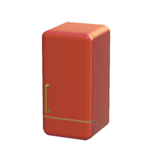 Red Refrigerator
