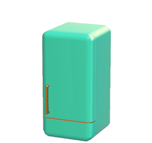 Aquamarine Refrigerator
