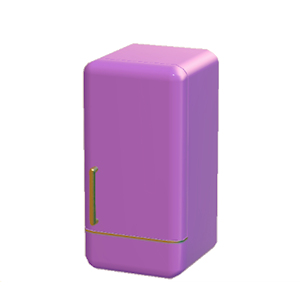 Purple Refrigerator