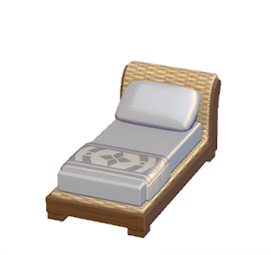 White Resort bed