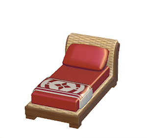 Red Resort bed