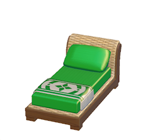 Green Resort bed