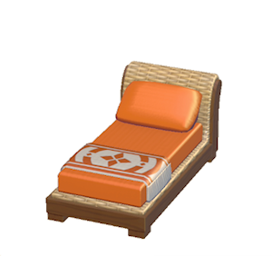 Orange Resort bed