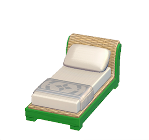 Green Resort bed
