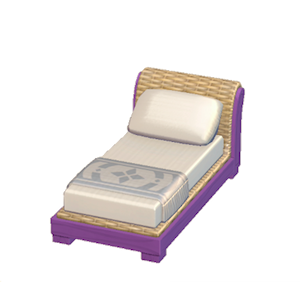 Purple Resort bed
