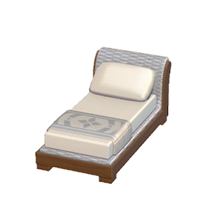 White Resort bed