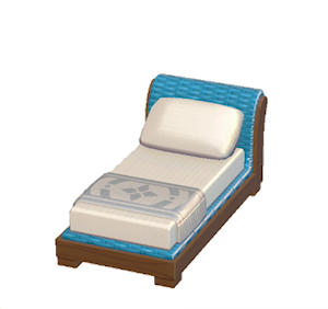 Blue Resort bed
