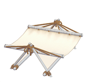 White Resort hammock