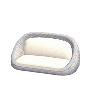 White Resort sofa