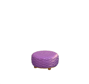 Purple Resort stool