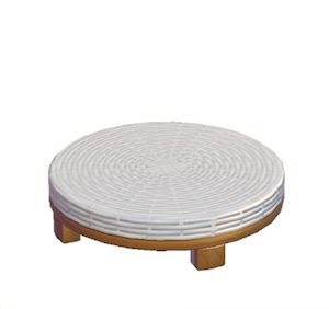 White Resort table