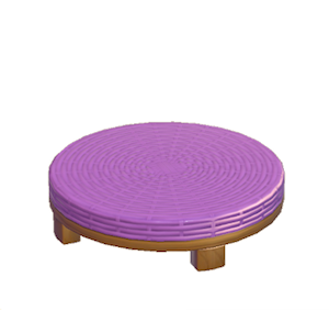 Purple Resort table