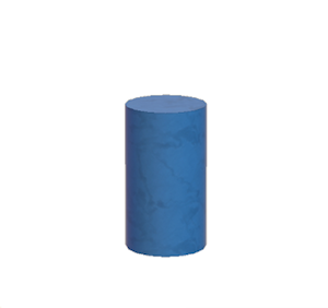 Blue Round pillar (middle)