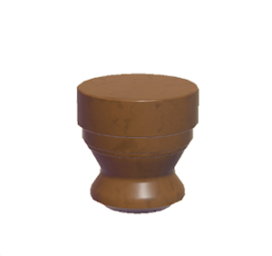 Brown Round pillar (upper)