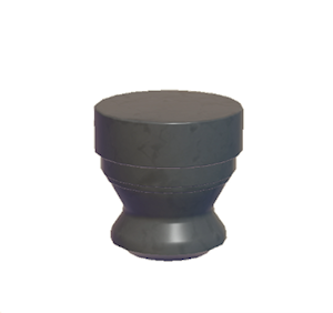 Black Round pillar (upper)