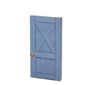 Cyan Rustic door