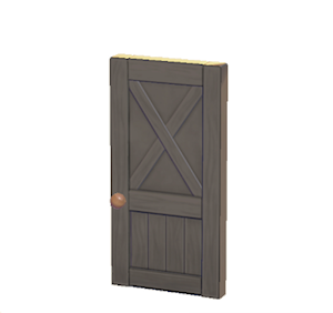 Black Rustic door