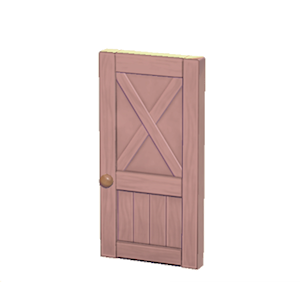 Pink Rustic door