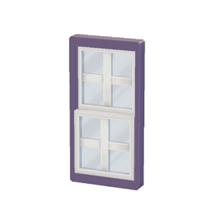 Plum Sash window