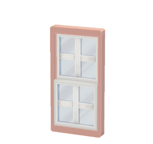 Pink Sash window