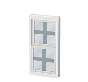 Gray Sash window
