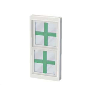 Aquamarine Sash window
