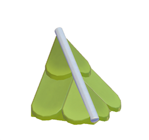 Lime Scale hipped roof