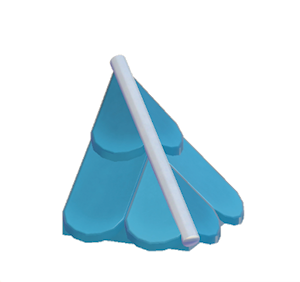 Blue Scale hipped roof