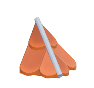 Orange Scale hipped roof
