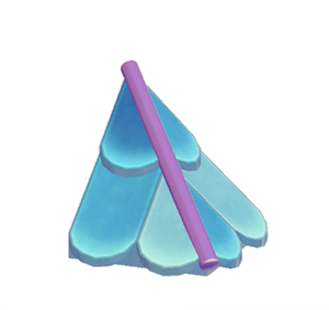 Purple Scale hipped roof