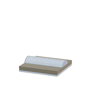 Beige Scale roof decoration