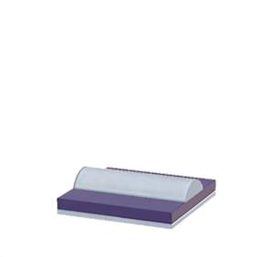 Plum Scale roof decoration