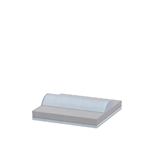 White Scale roof decoration