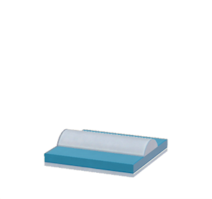 Blue Scale roof decoration