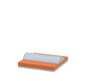 Orange Scale roof decoration