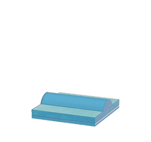 Blue Scale roof decoration