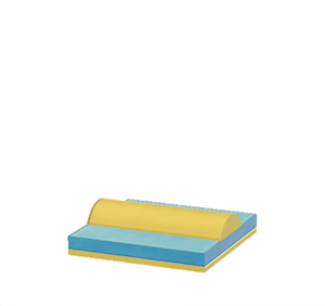 Yellow Scale roof decoration