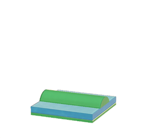 Green Scale roof decoration