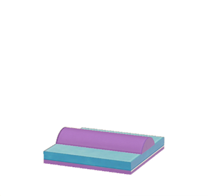 Purple Scale roof decoration